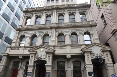 Melville Evi cephesi, 1881 'de Boom Style mimarisinde inşa edilmiş, Melbourne, Victoria, Avustralya