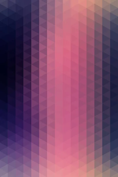 ベクトル抽象幾何学的背景で 三角形が縦に並んでいます ピンクとダークブルーのデジタル壁紙 — ストックベクタ