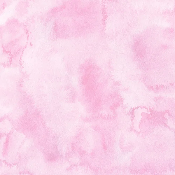 Ανοιχτό Ροζ Ακουαρέλα Ζωγραφισμένο Φόντο Χαρτί Τετράγωνο Σχήμα — Φωτογραφία Αρχείου