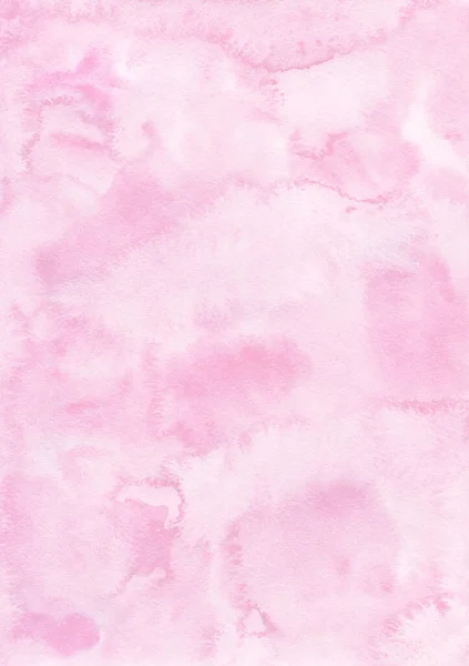 Ανοιχτό Ροζ Ζωγραφισμένο Στο Χέρι Φόντο Χαρτί Ακουαρέλα Κάθετη Μορφή — Φωτογραφία Αρχείου
