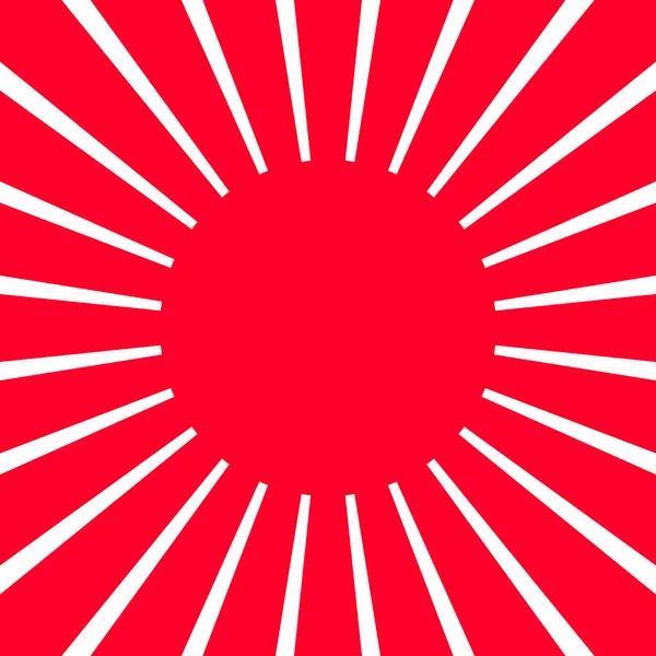 Bandiera Nazionale Del Giappone — Vettoriale Stock