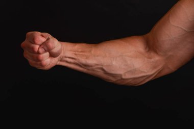 Stüdyoda fitness erkek modeli