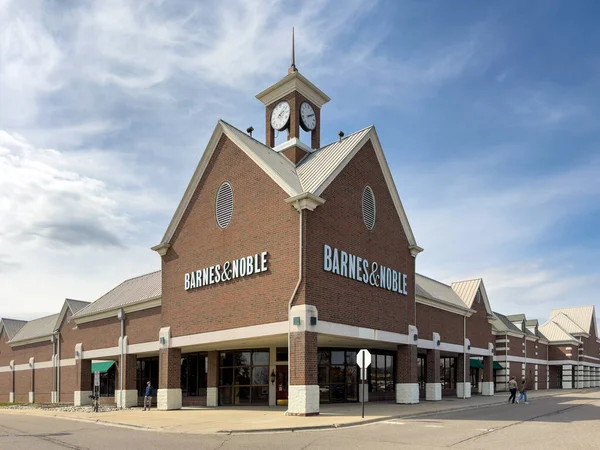 Northville Michigan Mar 2023 Barnes Och Noble Store Exteriör Belägen — Stockfoto