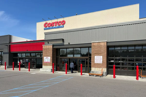 Northville Michigan Estados Unidos Mayo 2023 Costco Wholesale Store Front — Foto de Stock