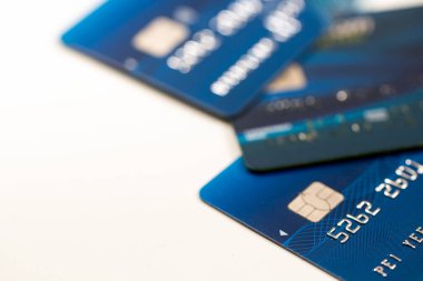 Mikro çip odaklı makro düşük anahtar kartı veya banka kartı arkaplanı
