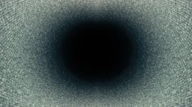 Doku gibi siyah bir boşluğa doğru iniyor.