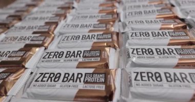 Budapeşte, Macaristan - 2023 Protein Çubuğu Biotech USA tarafından yapılan Sıfır Çubuğu