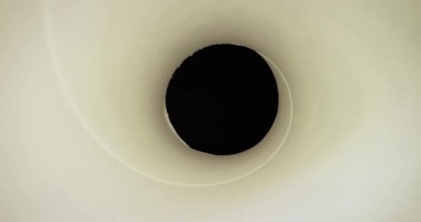 Toilet Paper Roll Proble Lens Macro Slider Shot Camera Pulling — Stock Video