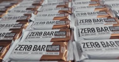 Budapeşte, Macaristan - 2023 Protein Çubuğu Biotech USA tarafından yapılan Sıfır Çubuğu