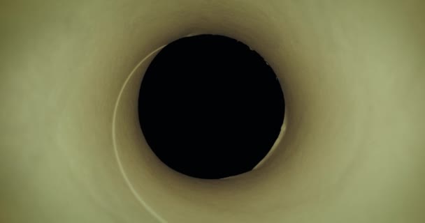 Rouleau Papier Toilette Intérieur Lentille Proble Macro Slider Shot Caméra — Video