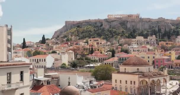 Atene Grecia Circa 2023 Veduta Panoramica Del Centro Storico Atene — Video Stock