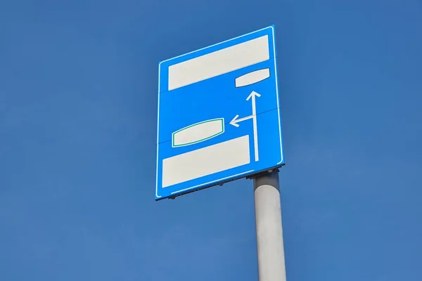 Direction Sign Overhead Highway Exit — Stock Photo, Image