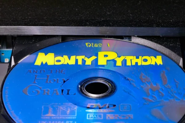 Budapest Hungary June 2017 Monty Python Holy Grail Double Dvd — стоковое фото