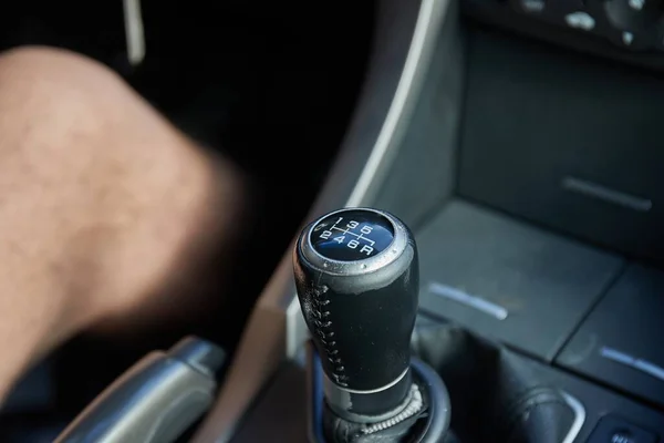 Speed Manual Gearbox Gear Stick Car — Stock Photo, Image