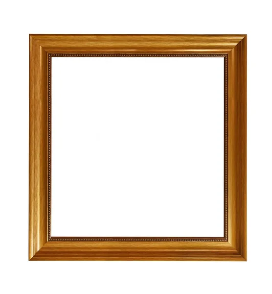 Empty Picture Frame Blank White Background Decorated Edges Paintings Art — Stock Photo, Image