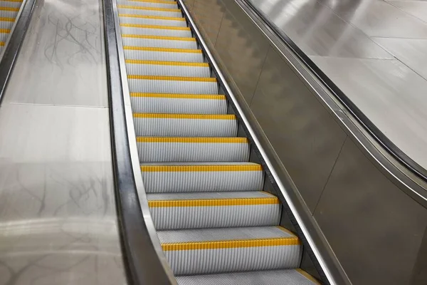 Empty Escalator Subway Station — Stock Photo, Image