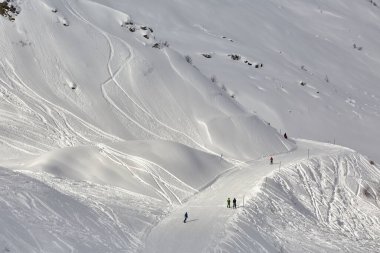 Fransız Alplerinde kayak yamacı, Les 3 Valles