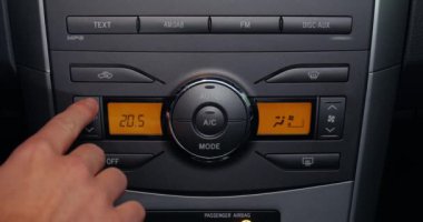 Kabin ısısını ve vantilatör hızını yükseltmek, torpido gözündeki düğmeler