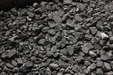 Kara kömür kaya külçeleri mineral arkaplan