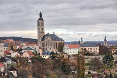Kutna Hora 'nın eski şehri, Çek Cumhuriyeti' ndeki tarihi yerleşim yeri