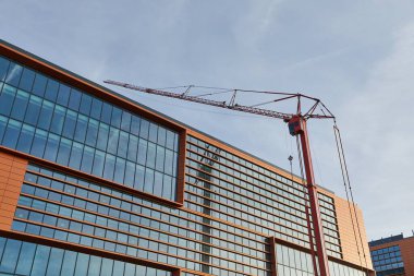 Vinçli büyük belediye binası yapım aşamasında.