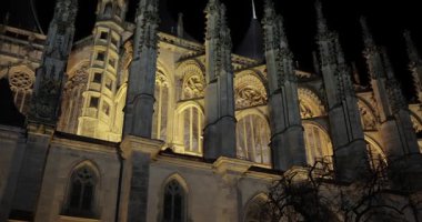 Çek Cumhuriyeti 'nin Kutna Hora kentindeki Saint Barbara Kilisesi' nin Gotik katedrali.
