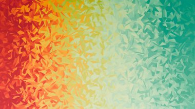 Renkli geometrik desenli, canlı üçgen şekilli yaz sıcaklığı titreşimlerinin taze tonlarını harmanlayan. Geometrik sanat eserleri bahar ve yaz renklerinden esinlenilmiştir. Doğal güzellik ve barışçıl uyum