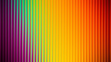 Sıcak yaz tonlarının canlı gradyanı ve parlak, pürüzsüz flüt gibi dikey çizgilerle tırtıklı cam dokusu. Modern görsel proje için sıcak ve parlak renkleri harmanlayan cesur dinamik tasarım