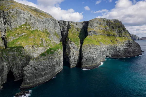 Wyspa Vagar Wyspach Owczych — Zdjęcie stockowe