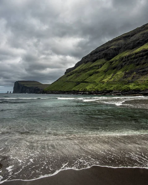 Città Tjornuvik Nelle Isole Faroe — Foto Stock