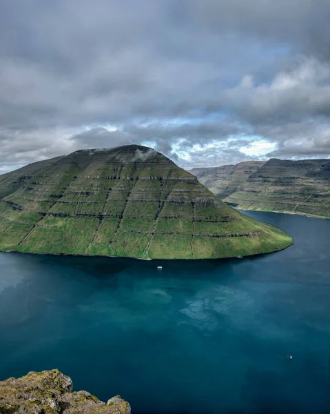 Utsikten Från Klakkur Bordoy Färöarna — Stockfoto