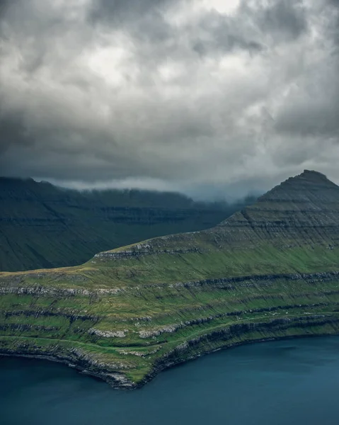 Gongutrur Hvithamar Trailhead Nas Ilhas Faroé — Fotografia de Stock
