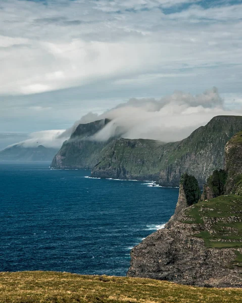 Bosdalafossur Waterfall Sandavagur Faroe Islands — Stock Photo, Image