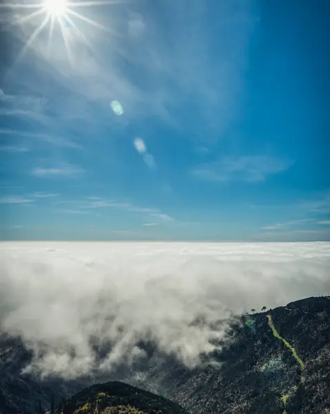 Uitzicht Vallei Van Pico Ruivo Nuns Madeira Portugal Stockfoto