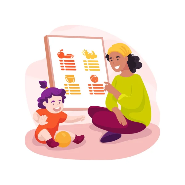 Record Keeping Isolated Cartoon Vector Illustration Keeping Record Children Activity — Stock Vector