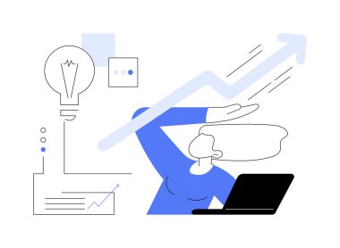 Kriz yönetimi soyut konsept vektör çizimi. Kriz danışmanlığı, durgunluk, risk yönetimi, halkla ilişkiler servisi sayfası, sosyal medya ilişkileri, web sitesi menüsü, UI elemanı soyut metaforu.