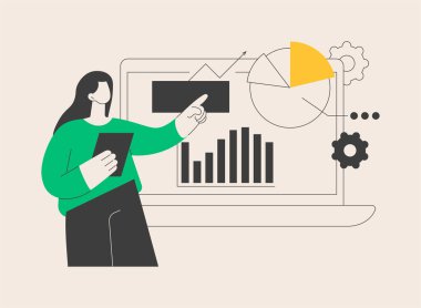 Ürün stratejisi soyut konsept vektör çizimi. Ürün tanıtım planı, pazarlama stratejisi, satış büyümesi, iş çözümü, hizmet web sitesi tasarımı, UI ögesi, menü çubuğu soyut metaforu.