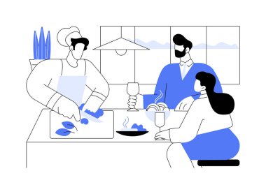 Personal Chef isolated cartoon vector illustrations. Professional chef preparing food, personal culinary services, small business, self-employed cook, freelance job vector cartoon.