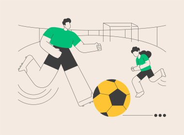 Cinsiyet odaklı ebeveynliğin soyut konsept vektör illüstrasyonunun sonu. Cinsiyete duyarlı tarafsız ebeveynlik, babalar ebeveynlik rolü, cinsiyet eşitliği kalıpları, aynı cinsiyet soyut metaforu..