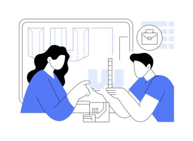 Mühendislik karikatür vektör çizimleri. Mühendislik öğrencileri makine, yüksek öğrenim, devlet üniversitesi, yardımcı diploma, bilim robotik kursu vektör karikatürü.