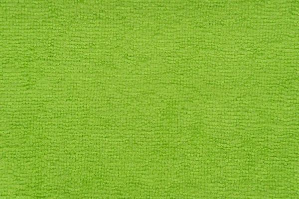 Tekstura Zielonej Tkaniny Mikrofibry Ścierki Mikrofibry Tło — Zdjęcie stockowe
