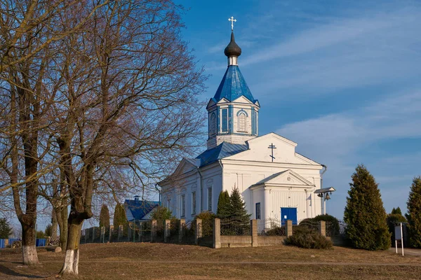 Orthodoxe Peter Und Paul Kirche Dorf Ozero Bezirk Uzda Gebiet — Stockfoto
