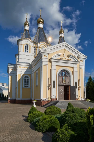 Die Alte Altertümliche Kathedrale Heiligen Alexander Newski Der Stadt Kobryn — Stockfoto