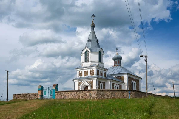 Oude Orthodoxe Kerk Van Hemelvaart Yarshevichi Volozjin District Minsk Regio — Stockfoto