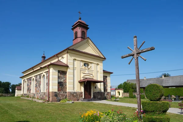 Eski Antik Katolik Kilisesi Bakire Meryem Konstantinovo Myadel Bölgesi Minsk — Stok fotoğraf