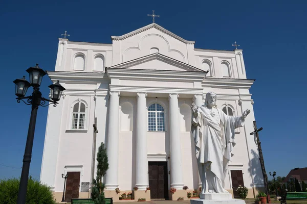 Eski Katolik Aziz Cosmas Kilisesi ve Damian Ostrovets şehrinde, Grodno bölgesinde, Belarus.