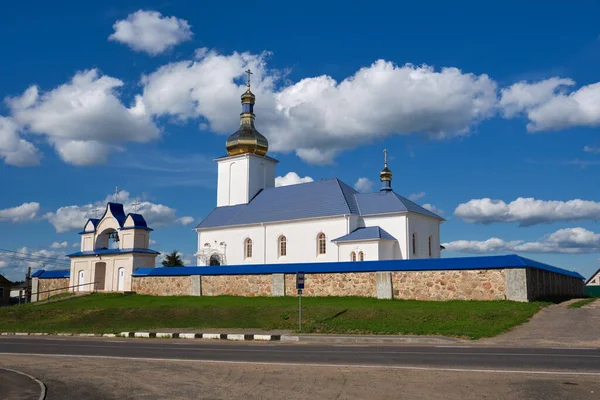 Igreja Ortodoxa Antiga Velha Assunção Virgem Maria Novy Sverzhen Distrito — Fotografia de Stock