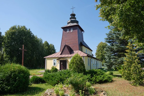 Old Ancient Church Guardianship Mother God Dailidki Ostrovets District Grodno — Stock Photo, Image