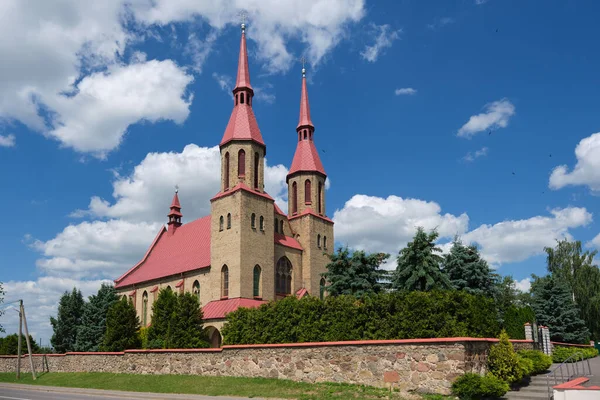 Alte Kirche Der Heiligen Dreifaltigkeit Zelva Gebiet Grodno Weißrussland — Stockfoto