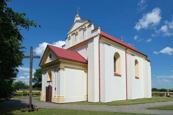 Kremyanitsa Daki Eski Antik Aziz George Kilisesi Zelva Bölgesi Grodno — Stok fotoğraf